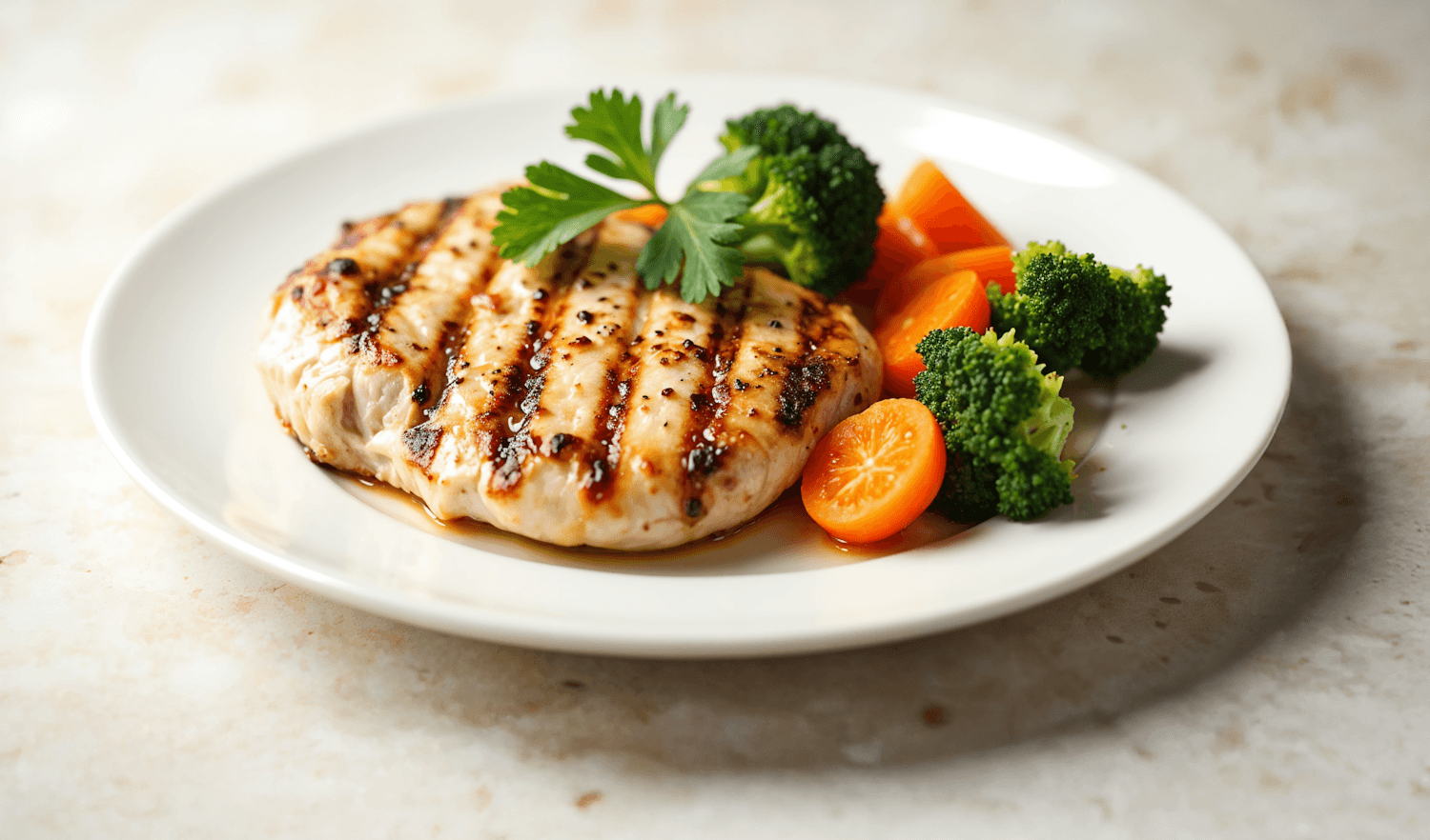 Flame-grilled peri-peri chicken
